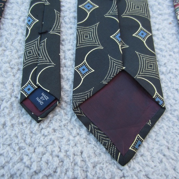 Polo Ralph‎ Lauren Vintage Handmade Ties Silk Floral Lot Of 3 made in USA - Picture 7 of 17